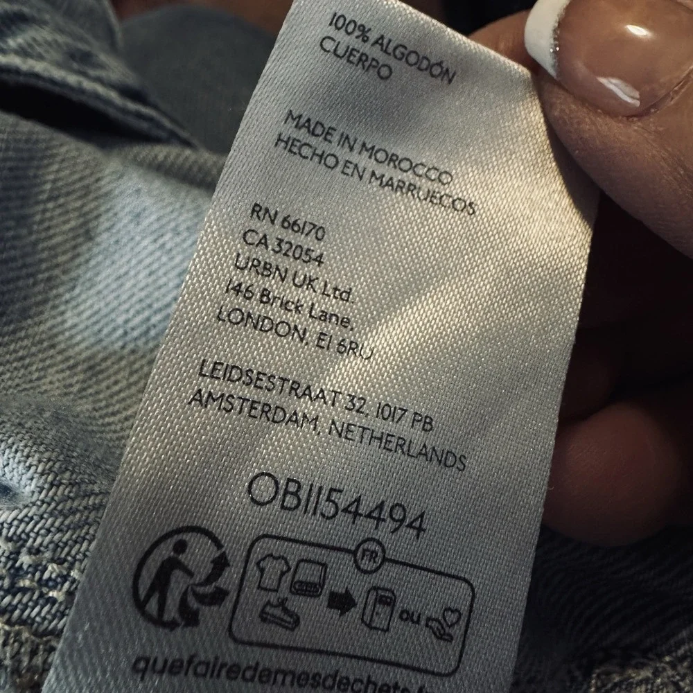 We‎ The Free Jumpsuit Size Medium Blue Denim Coveralls Short Sleeve Pockets